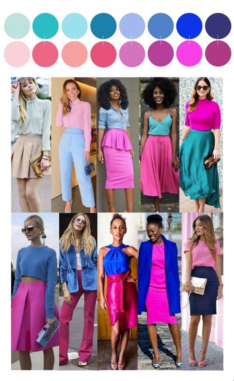 Análoga azul rosa in 2022 | Color combinations for clothes, Colour ...