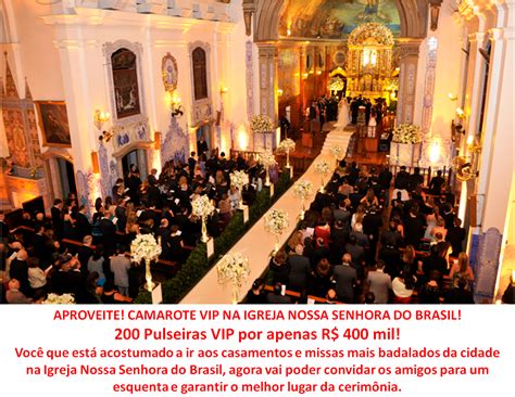 CAVIAR URBANO: Camarote VIP na Igreja Nossa Senhora do Brasil