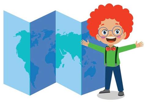 Kids World Map Vector Art, Icons, and Graphics for Free Download