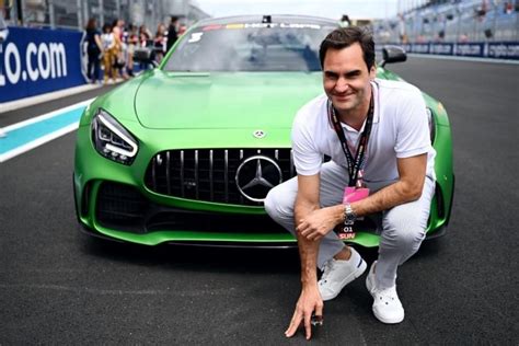 Federer unveils another new Rolex at Formula 1 in Miami