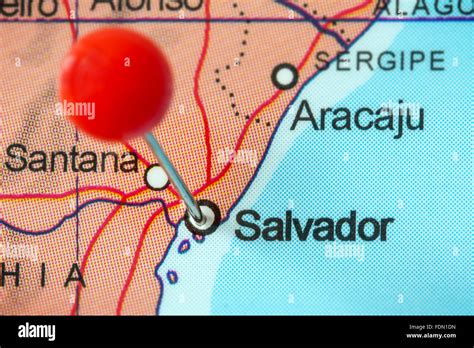 Map of salvador hi-res stock photography and images - Alamy