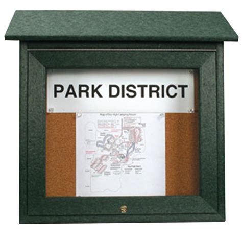 Outdoor Enclosed Mini Cork Bulletin Boards | Schools In