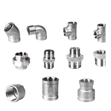 Polished Stainless Steel BSP Threaded Fittings For Chemical Fertilizer ...