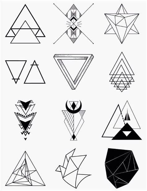 Geometric Tattoo Small - Printable Calendars AT A GLANCE