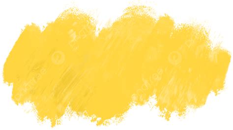 Yellow Paint Stroke Png