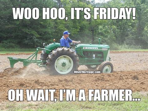 Who else can relate? #FarmerFriday #OliverHeritage | Farm life quotes ...