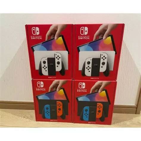 NINTENDO SWITCH 64 GB OLED Model Console White, Neon Red & Neon Blue Used £219.02 - PicClick UK