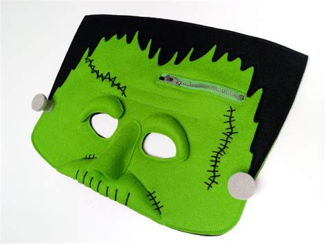 Frankenstein Mask Felt Mask Halloween Frankenstein Costume - Etsy