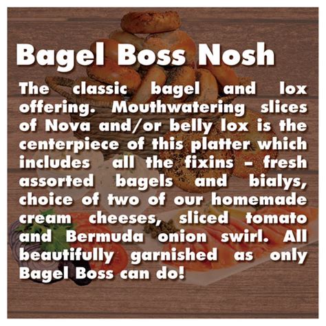 Bagel Boss Nosh