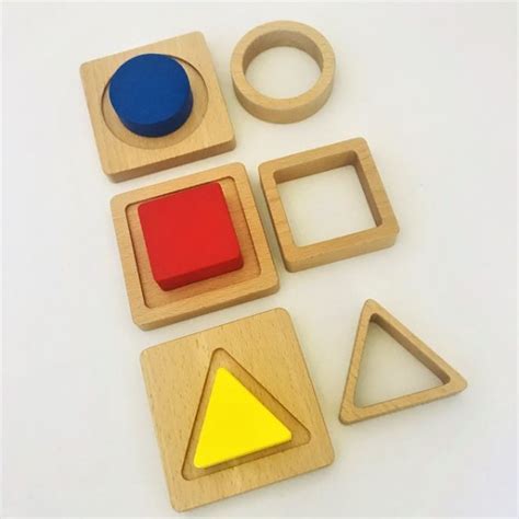 3 Puzzles: Square, Circle, Triangle - Childrens House