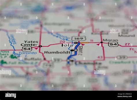 Iola kansas map hi-res stock photography and images - Alamy