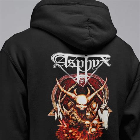 Asphyx Band Hoodie, Asphyx Artwork Hooded Sweatshirt, Death Metal, Doom ...