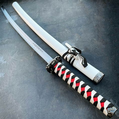 40" White Dragon SAMURAI NINJA Bushido KATANA Japanese Sword Carbon Steel Blade 760729187597 | eBay