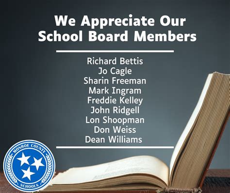 School Board Appreciation Week... - Monroe County Schools TN