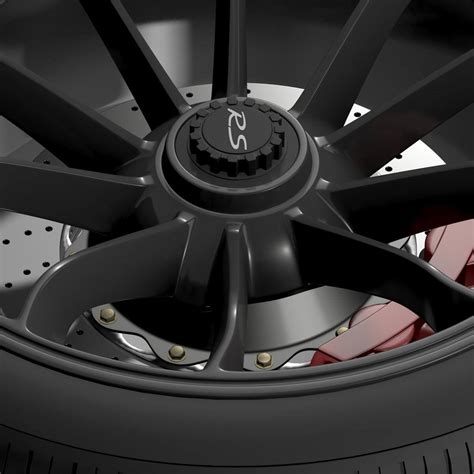 Porsche 911 GT3 RS 2015 Wheel - 3D Model by Creative Idea Studio