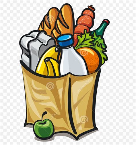 Grocery Store Shopping Bags & Trolleys Supermarket Clip Art, PNG ...