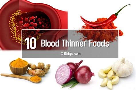 How To Thin The Thick Blood | Top 10 Natural Blood Thinner Foods - Best ...