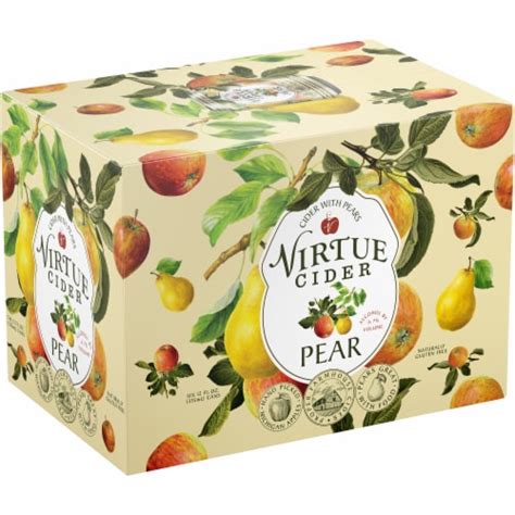 Virtue Cider Pear Hard Cider, 6 cans / 12 fl oz - QFC