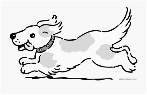 dog clipart black and white - Clip Art Library