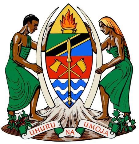 Coat of arms of Tanzania | Tanzania, Coat of arms, East africa