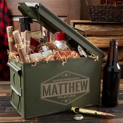 Groomsmen Personalized Ammo Can