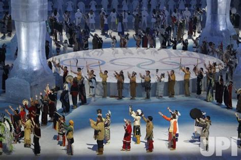 Photo: Performers honor athletes at the Opening Ceremony for the 2010 Winter Olympics in ...