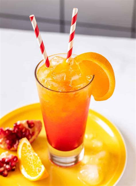 Summer Sunrise Mocktail · Best Easy Virgin Drink Recipe · Mocktail.net