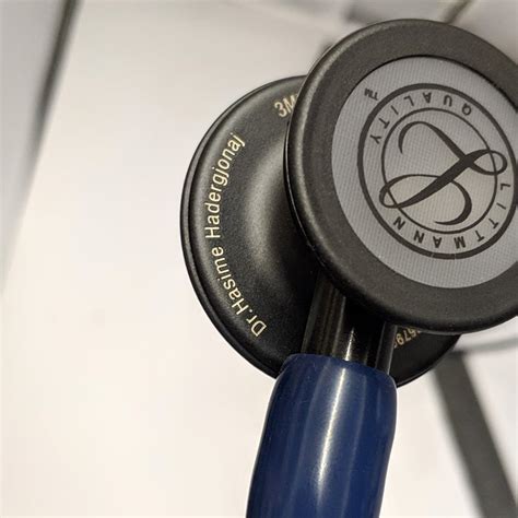 Littmann Cardiology IV 6168 stethoscope with name engraving and carrying case options