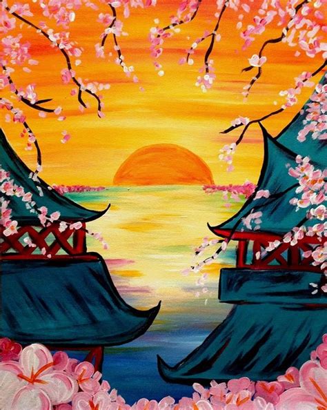 Easy Japanese Paintings