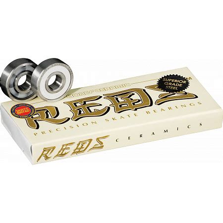 Bones® Ceramic Super REDS® Bearings (8 pack) - Bones Bearings