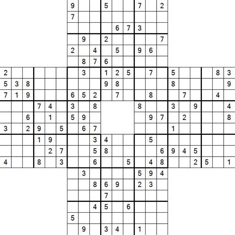 Sohei Sudoku - Hard - Sudoku-Puzzles.net