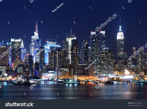 New York City Skyline Viewed Weehawken Stock Photo 87974569 | Shutterstock