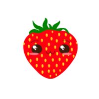 Strawberry Sad Emoji