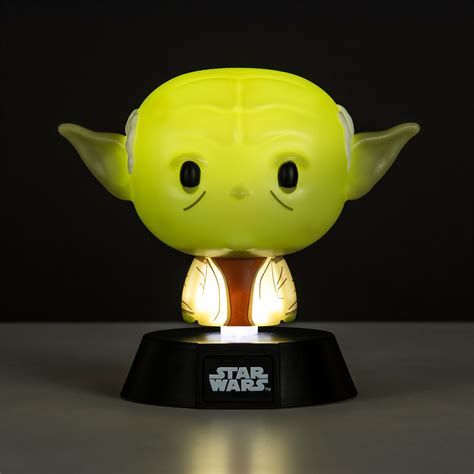 Star Wars - Yoda Icons lampe de table 3D | Elbenwald