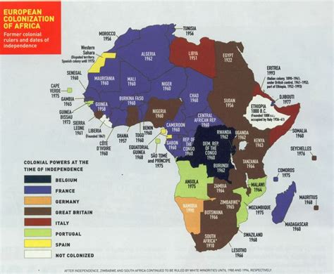 European Colonization of Africa | Best Infographics | Pinterest