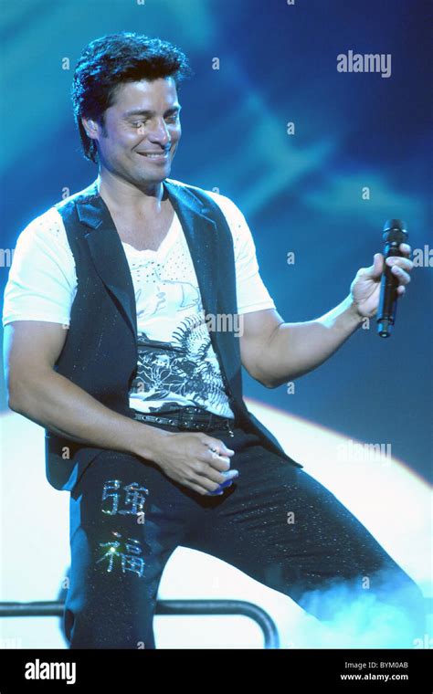 Chayanne performing live in concert at the Theatre at Madison Square ...