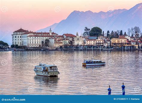 Palazzo Borromeo Palace on Isola Bella Island, Lake Lago Maggiore, Italy Stock Image - Image of ...