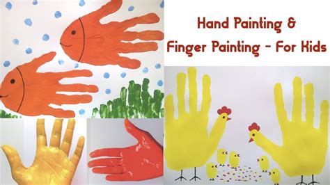 How to make Hand Painting for Kids | Easy Finger Painting | DIY ...