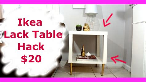 Ikea Lack Table Hack | New DIY Series - YouTube