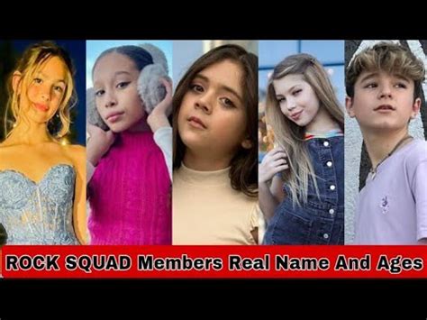 ROCK SQUAD Members Real Name And Ages 2023 - YouTube