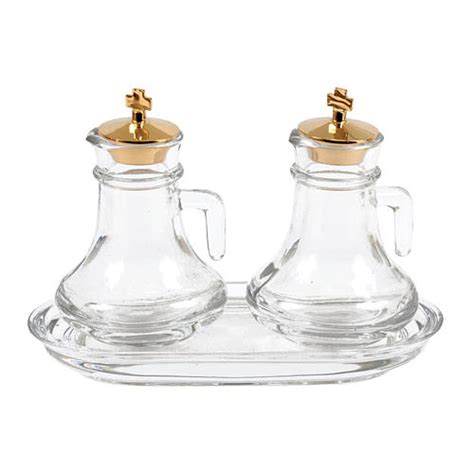 Glass Cruet Set For Liturgy | online sales on HOLYART.com