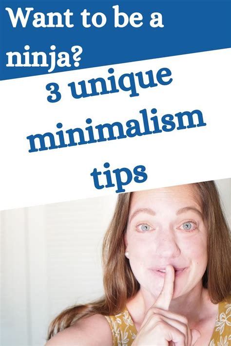 Three Minimalism Tips | Minimalism, Tips, Unique