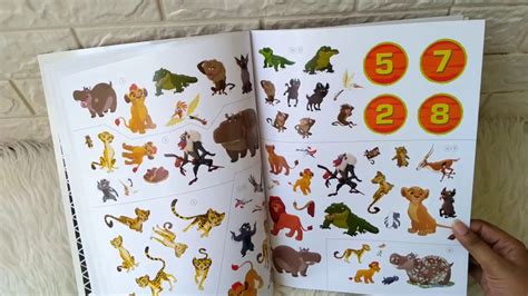 Sticker Book Treasury Disney Lion Guard with Over 350 Reusable Sticker - YouTube