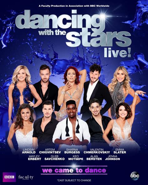 Official DWTS Live Tour “Cast” Press Release, Statement From Sharna ...