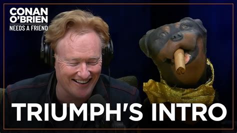 Triumph The Insult Comic Dog Roasts Conan | Conan O'Brien Needs A ...