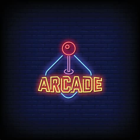 Arcade Typo Neon Artwork Retro Logos S Logo | My XXX Hot Girl