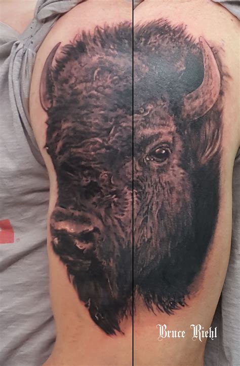 Buffalo Head Tattoo Designs - Luka-oSutton