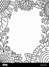 Adult Borders Ivy Coloring Pages sketch template