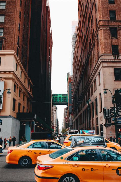 Free Images : road, traffic, street, urban, manhattan, taxi, cab, busy, nyc, yellow, tourism ...