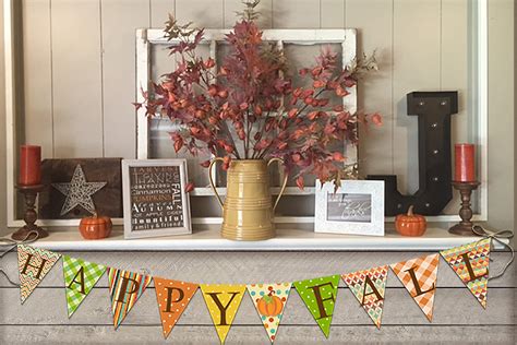 Thanksgiving & Fall DIY Printable Banner (103349) | Printables | Design Bundles